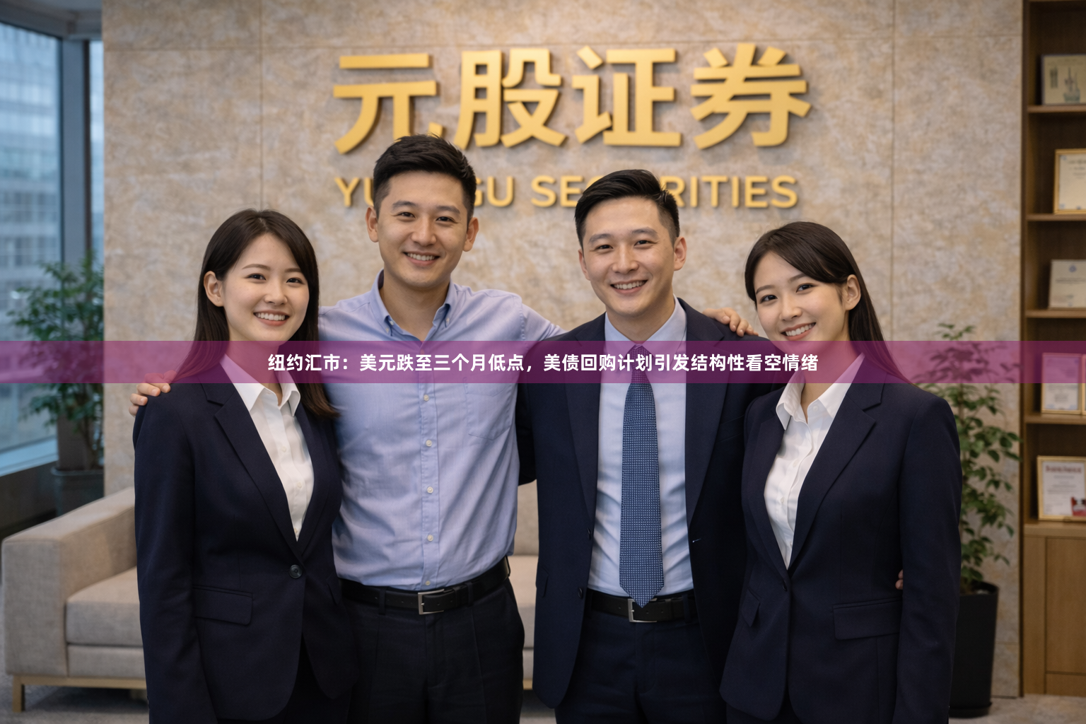 纽约汇市：美元跌至三个月低点，美债回购计划引发结构性看空情绪