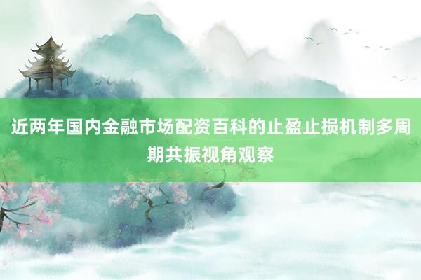 近两年国内金融市场配资百科的止盈止损机制多周期共振视角观察