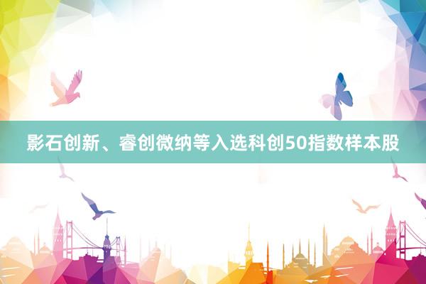 影石创新、睿创微纳等入选科创50指数样本股