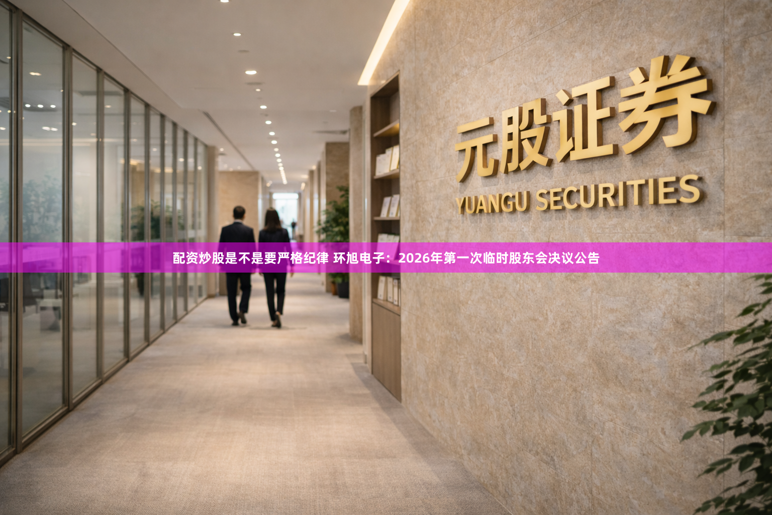 配资炒股是不是要严格纪律 环旭电子：2026年第一次临时股东会决议公告