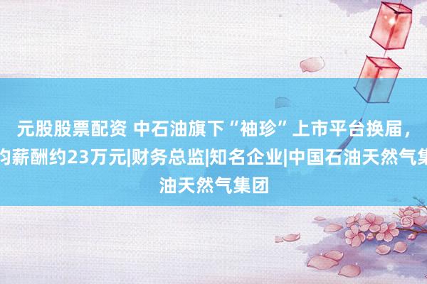 元股股票配资 中石油旗下“袖珍”上市平台换届，人均薪酬约23万元|财务总监|知名企业|中国石油天然气集团