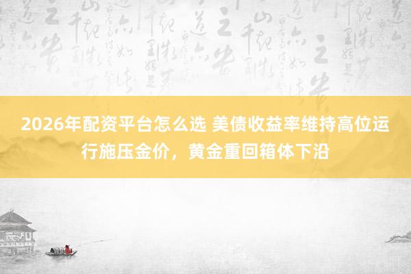 2026年配资平台怎么选 美债收益率维持高位运行施压金价，黄金重回箱体下沿